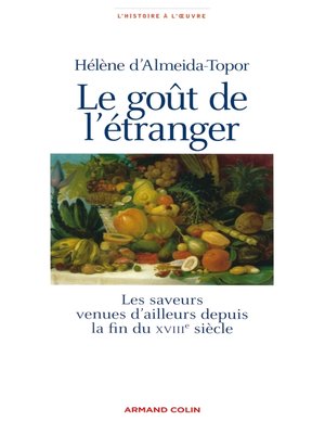 cover image of Le goût de l'étranger